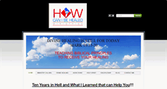Desktop Screenshot of howcanibehealed.com