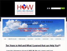 Tablet Screenshot of howcanibehealed.com